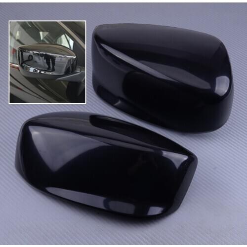 1Pair 76251TA0A01ZE 76251TA0A01ZB ABS Black Side Rear View Mirror Cover Cap Fit For Honda Accord 2008 2009 2010 2011 2012
