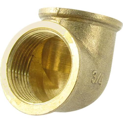 1pcs 3/4 PT x 3/4 PT 90 Degree Brass Pipe Female Threaded Elbow Fitting Adapter LXM