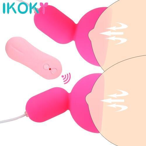 16 Speeds Remote Nipple Sucker Vibrator Breast Pump Nipple Massager Vibration Suction Cup Chest Masturbator Sex Toys for Women