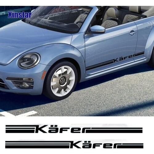 2pcs/Lot Car Side Body Decoration Sticker For VK Volkswagen VW Beetle Kafer