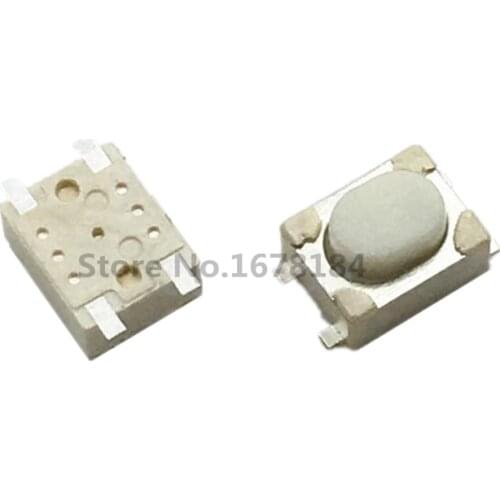 50 PCS SKRPABE010 3*4*2.5mm White mini remote control buttons switch Car keys button Micro button 3x4x2.5 SMD 4-Pin