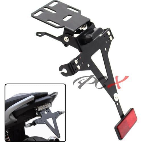 Motorcycle Accessories Tail Tidy Fender Eliminator License Plate Holder LED Light For Honda YAMAHA SUZUKI KAWASAKI