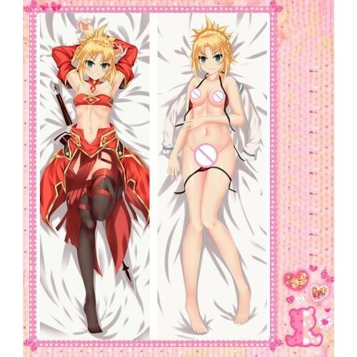 Anime Cartoon Fate/Apocrypha Bolster Hugging Peach Skin 2 Way Pillow Case Pillow Cover Pillowcase Gift 78035