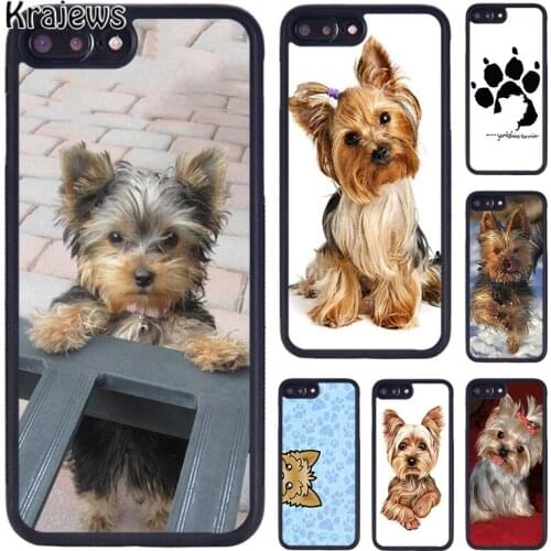 Krajews yorkshire terrier dog puppy phone Case For iPhone 5 6S 7 8 Plus 11 12 Pro X XR XS Max Samsung Galaxy S7 S8 S9 S10 plus