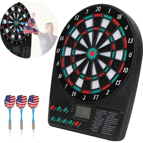 LCD Electronic Dart Automatic Scoring Soft Dart Board Set Family Leisure Target Entertainment LCD Scoring Display Screen