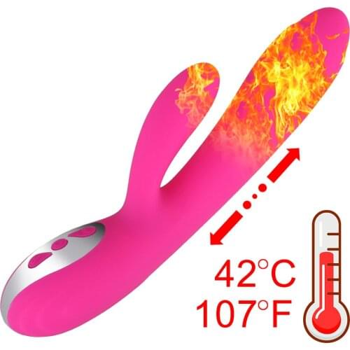 Rabbit Vibrators For Women Heated Dildos Anal Plug Clitoris Vaginal Massager Sex Toys Adults Products Masturbator Erotic Shop