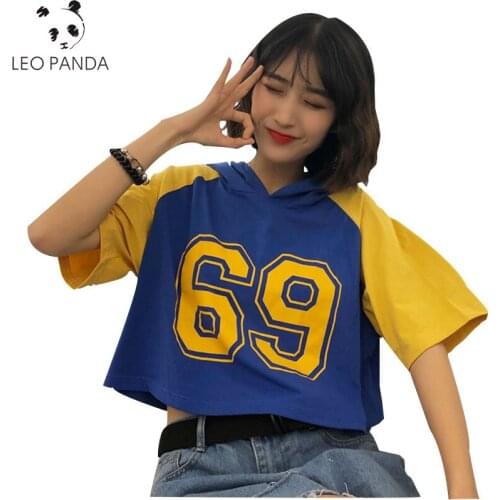 LEOPANDA Women's Hooded T-shirts