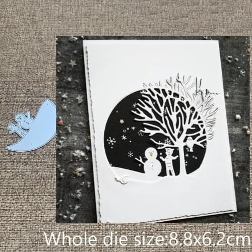 XLDesign Craft Metal stencil mold Cutting Dies snowman boy decoration scrapbook die cuts Album Paper Card Craft Embossing