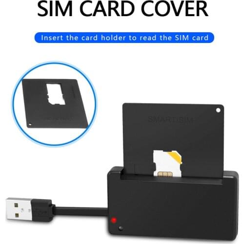 USB Multifunction Smart Card Reader Bank Card IC ID EMV DNIE SIM Adapter for PC Computer for Windows 7 8 10 Vista OS