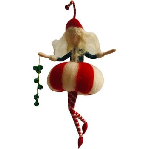 Fairy Needle Felting Kit for Beginners, 6"/15 cm Height, Elf Felting Starter Kit, Needle Felted Fairy, Felting Gift (No. 08)