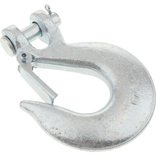 Portable Winch C-Hook 1/2 Inch Silver Half-Linked Winch Hook /Latch for ATV UTV Winches 17000 Lbs