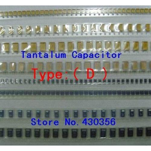 10PCS Tantalum Capacitor 7343 Type:D 337 330UF 10V 337A