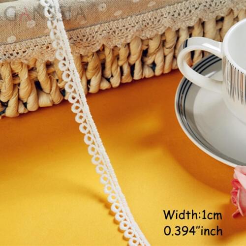 1yrd/lot Width:1.0cm Exquisite small hollow design lace, Ivory white Garment embellishment Water soluble design lace (ss-572)