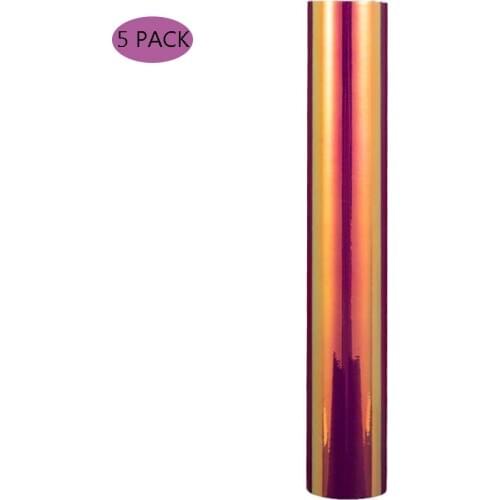 HOHOFILM 5pack Purple VinylCraft vinyl Adhesive Vinyl 12INx12in for Silhouette Cameo,Stickers, for Decoration and DIY waterproof