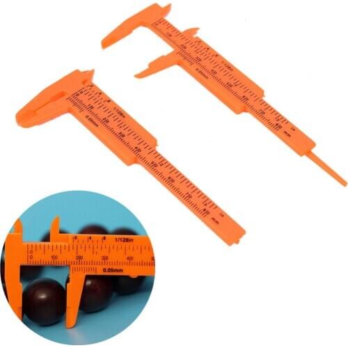 80MM Length Vernier Caliper Mini Vernier Calipers 1 Mm/mini Ruler Micrometer Gauge S Plastic Measuring Tools