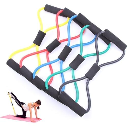 Fitness Accessories Yoga Training Bands Pull Rope Elastic Fitness Rubber Bands Gym Bodybuilding Workout Rubber Resistance Bands