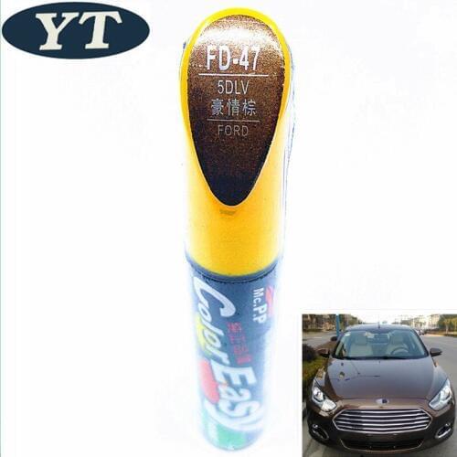 Car scratch repair pen, auto paint pen BROWN color for Ford ecosport,kuga, focus,s-max,fiesta ,car painting pen