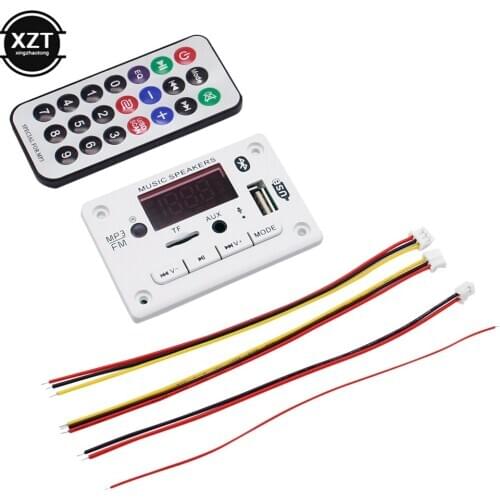 Bluetooth V5.0 MP3 Player Speaker MP3 Decoding Board Module Wireless USB TF Card Slot / USB / FM / Remote for Car Kit