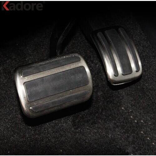For Peugeot 3008 GT 2016 2017 2018 2019 2020 Metal AT Foot Rest Footrest Pedal Cover Bezel Trim Protection Interior Accessories