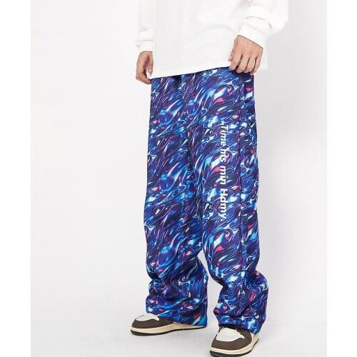 Harem Joggers Men Colorful Tie Dye Printed Sportswear Harajuku Streetwear Baggy Hip Hop Pants Punk Fashion Trousers Sweatpants