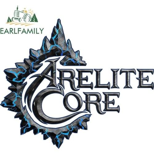 EARLFAMILY 13cm x 11cm for Arelite Core Car Stickers Creative Sunscreen Decals Car Accessories Skateboard Waterproof DIY Goods