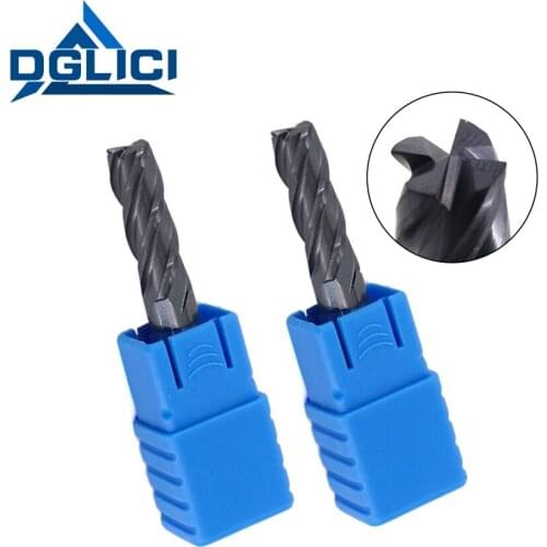 GDLICI Carbide End Mill For Metal Tungsten Steel Milling Cutter HRC50 4Flute Cnc Milling Machine Tools 6 to 8mm Router Bit