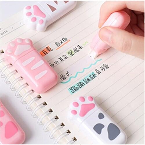 1 Pcs Lovely Cat Claw Cute Correction Tape Stationery Office School Supply Gift Nice Things Corrector