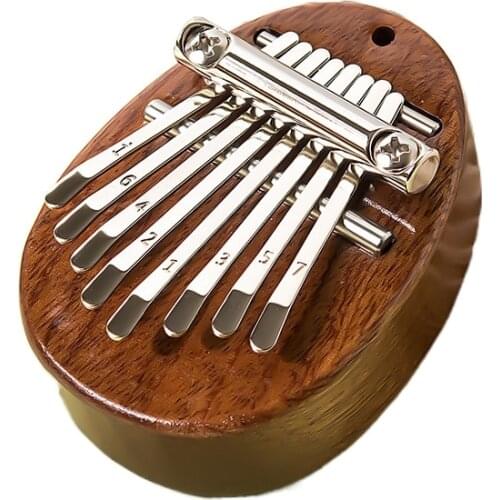 8 Key Mini Kalimba Thumb Piano Finger Percussion Mbira Sanza Musical Instrument for Kids Beginner Gift