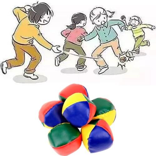 Throwing Sandbags Toys Juggling Balls Set Classic Bean Bag Juggle Magic Circus Beginner Children Kid Outdoor Sport Fuuny Toy