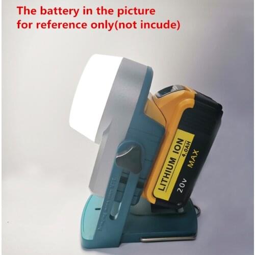 New 14.4V/18V/20V Li-ion Battery LED Working Light Lamp Supply for Dewalt Battery DCB200 Power Tool Electric Tool high quality
