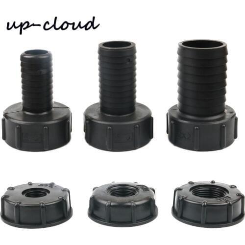 1/2" 3/4" 1" 2 inch Thread IBC Tank Adapter Tap Connector Water Tank Fitting For Home Garden Water Connectors