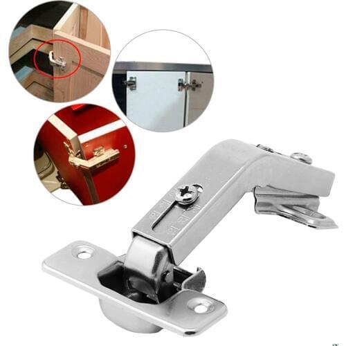 OOTDTY 135 Degree Corner Folded Cabinet Door Hinges Home Bathroom Kitchen Cupboard New