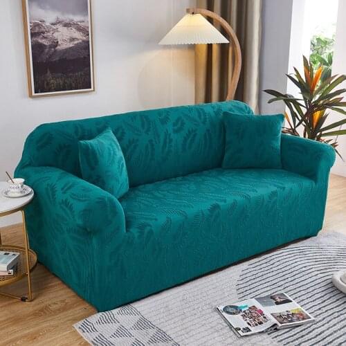 Thick Non Slip Sofa Slipcover Decorative Jacquard Print Armchair Loveseat Couch Covers Dustproof Futon Lounge Furniture Wrap