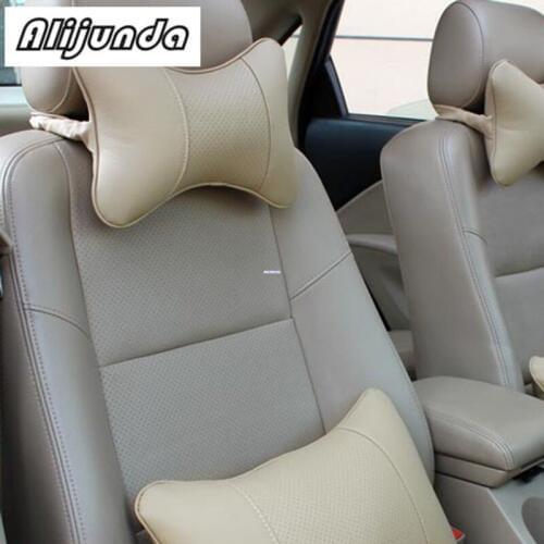 2pcs artificial leather neck headrest breathable car pillow for Cadillac XTS SRX ATS CTS/Renault Koleos Fluenec Latitude