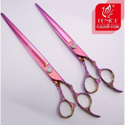 Fenice Professional 7.0 /7.5/8.0 inch pet grooming in dog hair trimmers scissors dog cutting grooming shears
