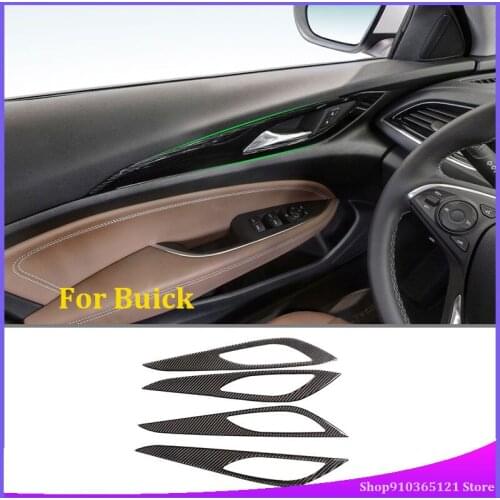 Real Carbon Fiber Car Interior Door Trim Strip For Buick Regal 2017-2020 Car Interior Door Patch