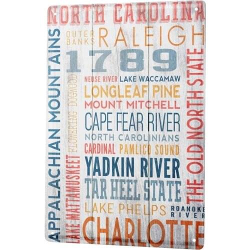 SINCE 2004 tin Sign Holiday Travel Agency Appalachian Mountains