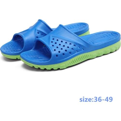 Men and Women Large Size EVA Slippers Summer Sandals Bathroom Home Babouche Beach Shoes Plus Size 36-49