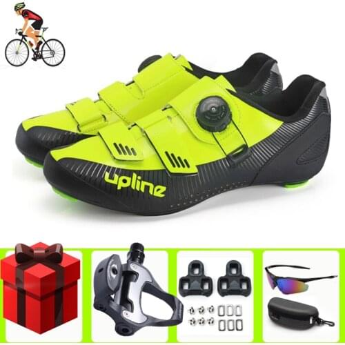Upline Road Cycling Shoes Bike Men Ultralight Bicycle Sneakers Women Self-locking Professional Breathable Bicicleta Carretera