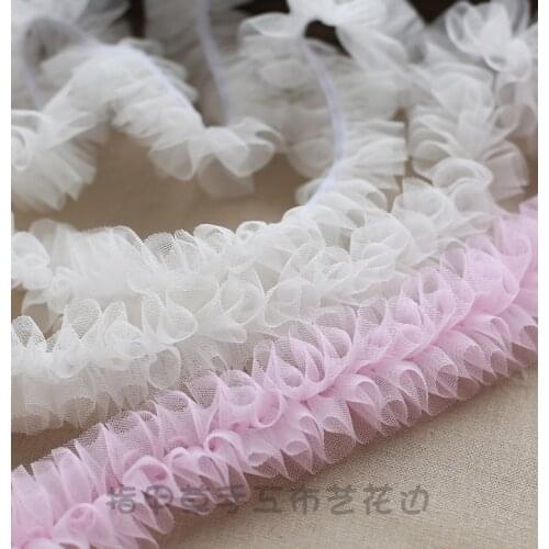 1 Meter Gorgeous Army Green Yellow Embroidered Elastic Lace Trim For DIY Clothing Accessories Sewing Garter Stretch Lace Fabric