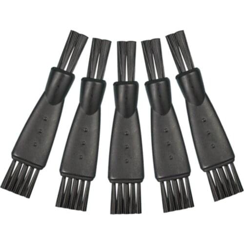 5PCS/Pack Razor cleaning brush Electric Shaver Head Plastic brush Men high quality durable Electric shaving accessories black