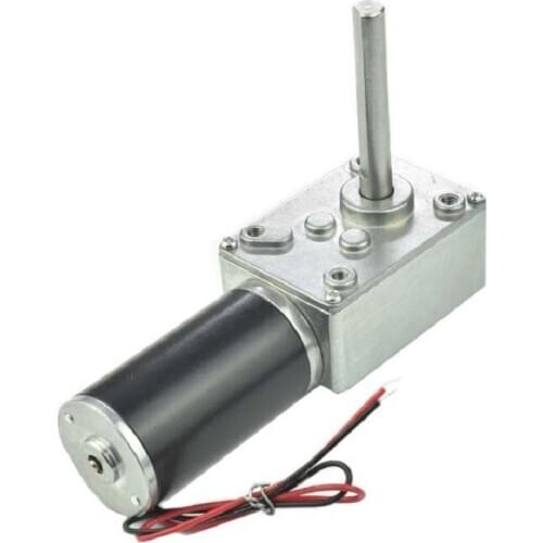 5840-31ZY DC Worm Gear Motor, Self-locking DC Motor, 52MM Long-axis Motor