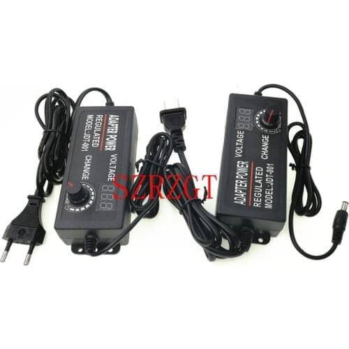 Power adapter Adjustable AC to DC3V12V 24V 9V display screen Power Switching Charger adatpor 3 12 24 v