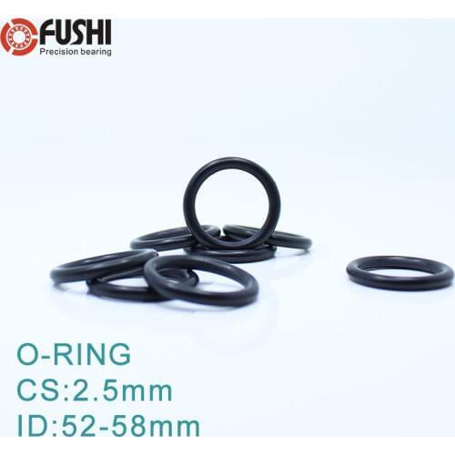 CS2.5mm EPDM O RING ID 52/53/55/56/57/58*2.5 mm 30PCS O-Ring Gasket Seal Exhaust Mount Rubber Insulator Grommet ORING