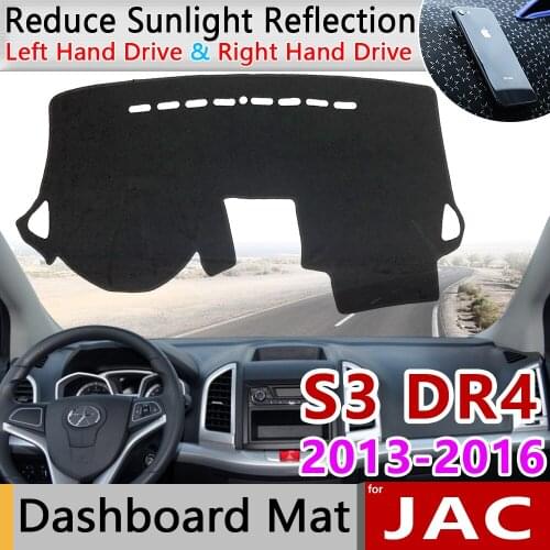 For JAC S3 Heyue S30 DR4 2013 2014 2015 2016 Anti-Slip Mat Dashboard Cover Pad Sunshade Dashmat Protect Carpet Car Accessories
