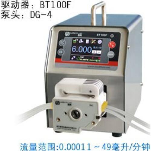 BT100F DG6-4 Best Seller Dispensing Peristaltic Dosing Pump Liquid Tubing industry lab Pumps Precise Control 0.00011-20 ml/min
