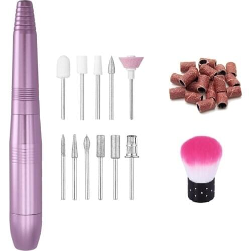 Electric Nail Drill Machine Manicure Pedicure Polish Bits with Sanding Bands 667D