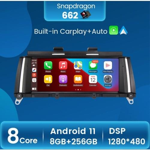 Fellostar 8.8'' Android 11 8+256G Car multimedia Player Car Radio Player For BMW X3 F25 Wireless carplay DSP IPS Snapdragon 662