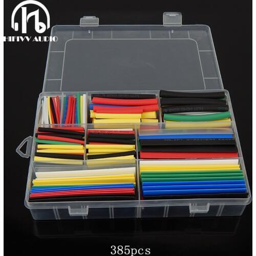 HIFI audio cable 1.5MM 2.5MM 3MM 4MM 5MM 6MM 8MM 10MM Heat Shrink Tube Tubing Kit Box Sleeving Wrap Wire Cable Heat Shrin
