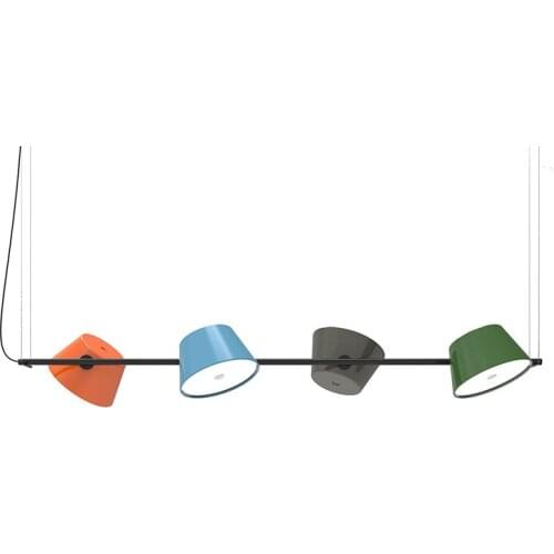 Spanish Color Combination Chandelier Showroom Creative Restaurant Bar Table Window Handing Lamp Artist Residence PA0056